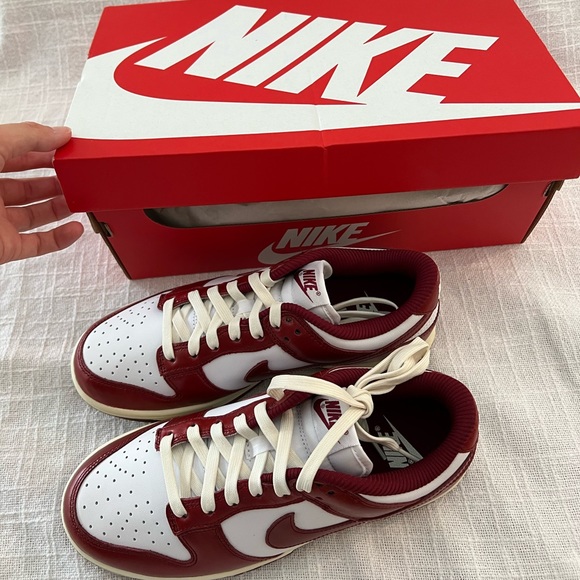 NEW! NIKE DUNK Low Premium women’s dunks • team red/coconut milk/white | SIZE W8 - Picture 4 of 15